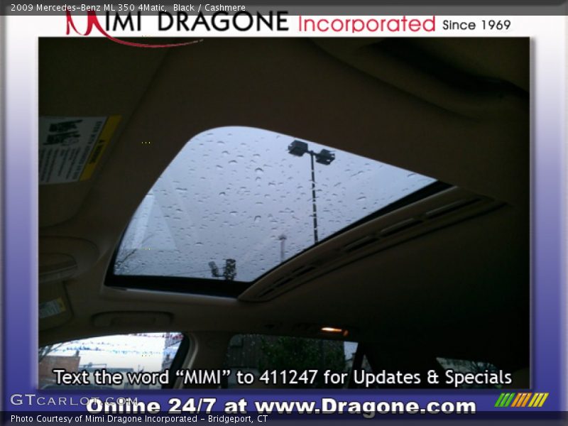 Black / Cashmere 2009 Mercedes-Benz ML 350 4Matic