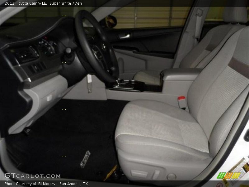 Super White / Ash 2012 Toyota Camry LE