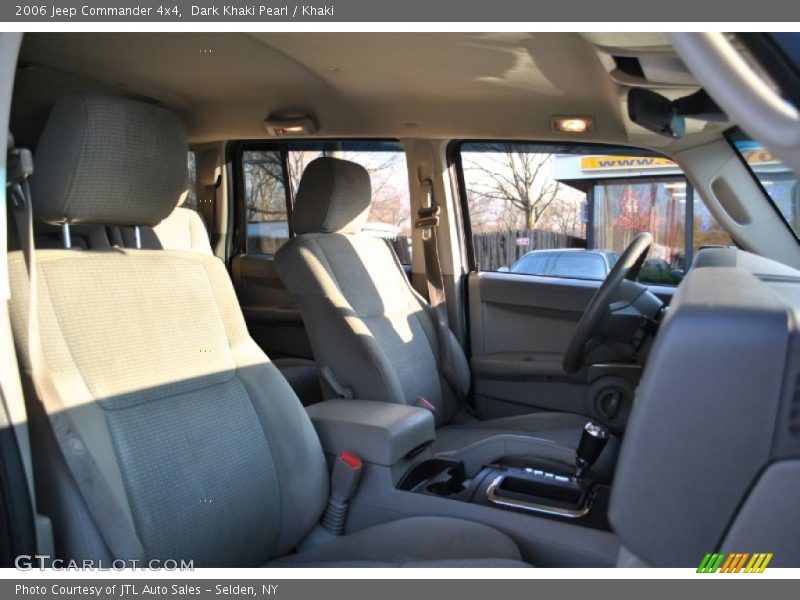Dark Khaki Pearl / Khaki 2006 Jeep Commander 4x4