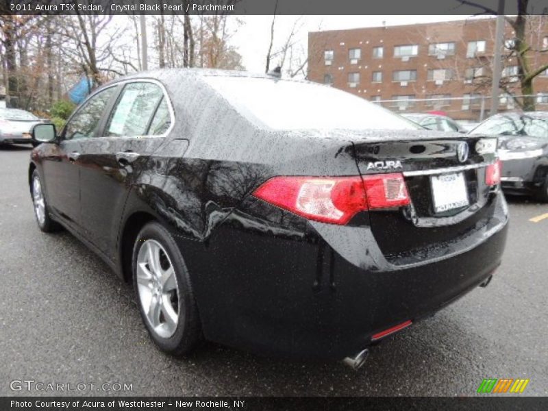 Crystal Black Pearl / Parchment 2011 Acura TSX Sedan