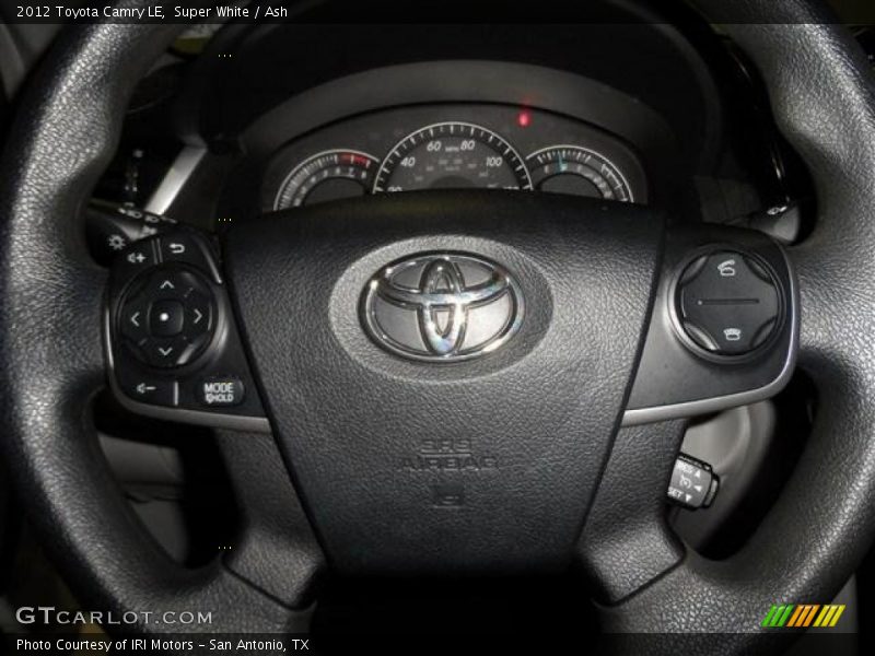 Super White / Ash 2012 Toyota Camry LE