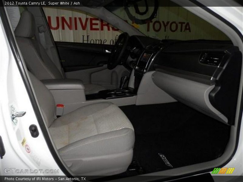Super White / Ash 2012 Toyota Camry LE