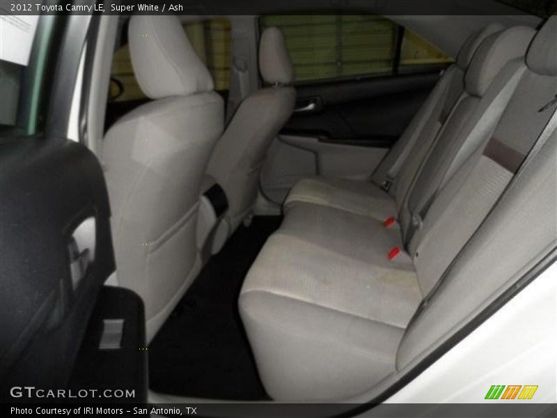 Super White / Ash 2012 Toyota Camry LE