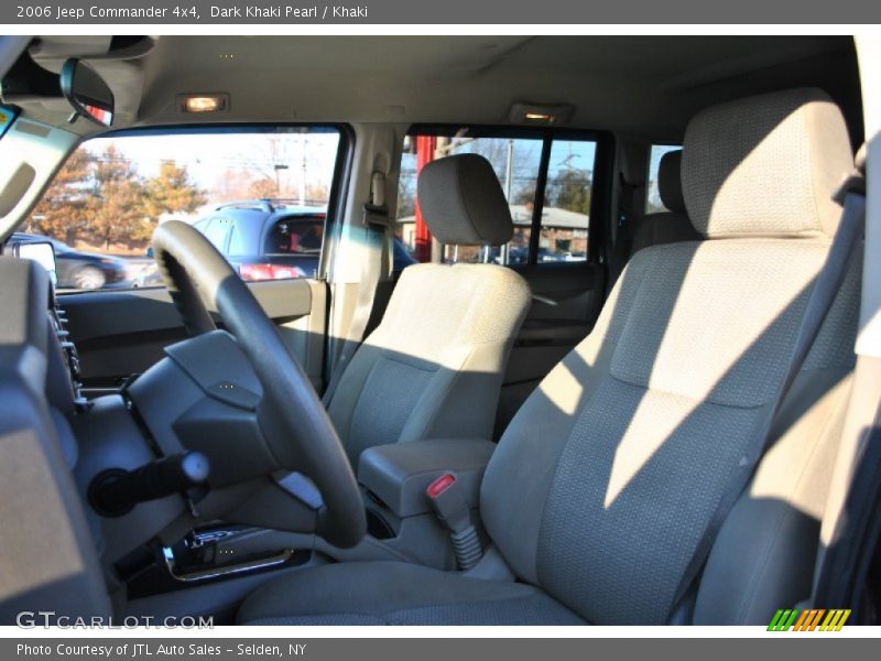 Dark Khaki Pearl / Khaki 2006 Jeep Commander 4x4