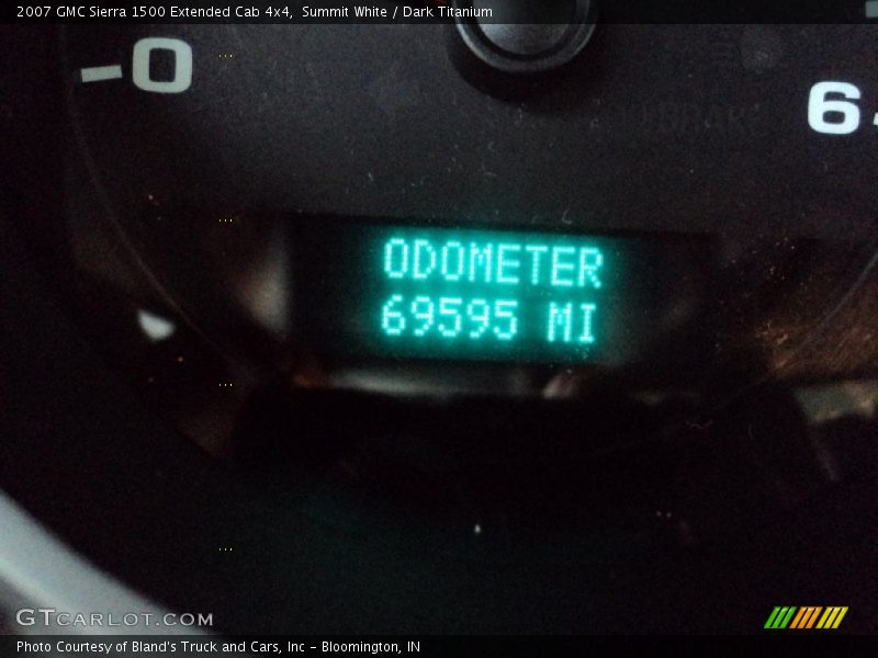 Summit White / Dark Titanium 2007 GMC Sierra 1500 Extended Cab 4x4