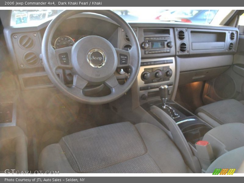 Dark Khaki Pearl / Khaki 2006 Jeep Commander 4x4