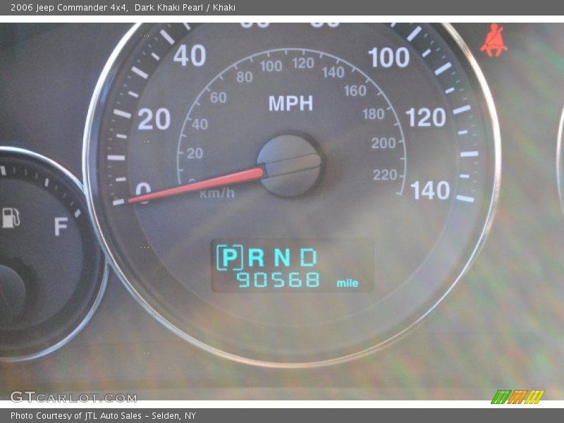 Dark Khaki Pearl / Khaki 2006 Jeep Commander 4x4