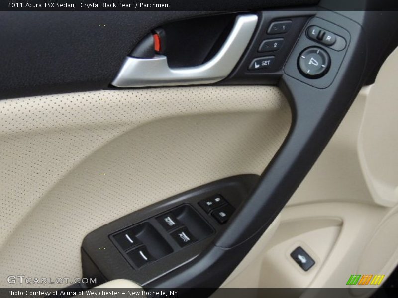 Crystal Black Pearl / Parchment 2011 Acura TSX Sedan