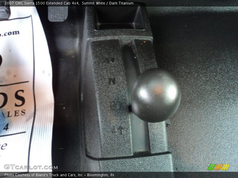 Summit White / Dark Titanium 2007 GMC Sierra 1500 Extended Cab 4x4