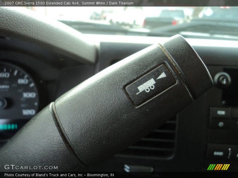Summit White / Dark Titanium 2007 GMC Sierra 1500 Extended Cab 4x4