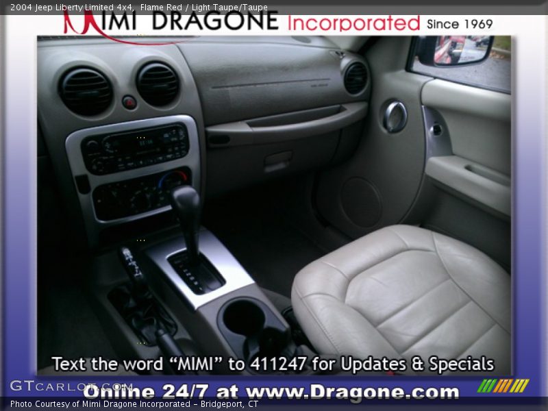 Flame Red / Light Taupe/Taupe 2004 Jeep Liberty Limited 4x4