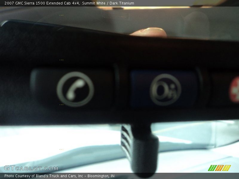 Summit White / Dark Titanium 2007 GMC Sierra 1500 Extended Cab 4x4