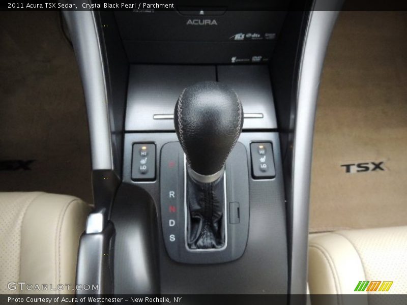 Crystal Black Pearl / Parchment 2011 Acura TSX Sedan