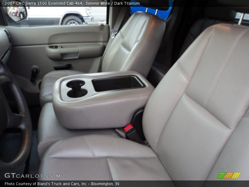 Summit White / Dark Titanium 2007 GMC Sierra 1500 Extended Cab 4x4