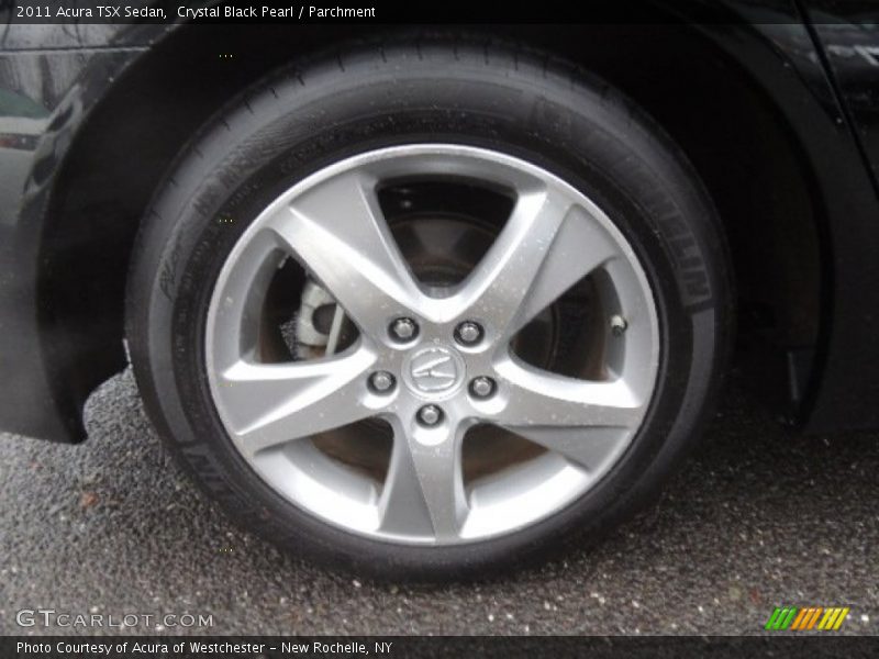 Crystal Black Pearl / Parchment 2011 Acura TSX Sedan
