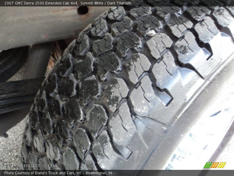 Summit White / Dark Titanium 2007 GMC Sierra 1500 Extended Cab 4x4