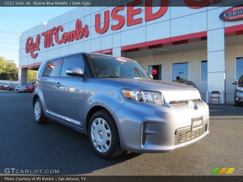 Elusive Blue Metallic / Dark Gray 2012 Scion xB