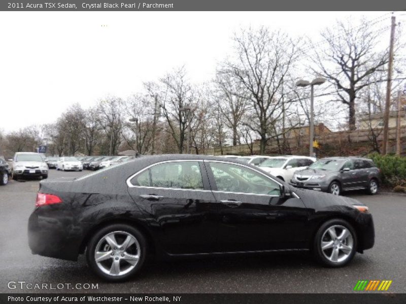 Crystal Black Pearl / Parchment 2011 Acura TSX Sedan