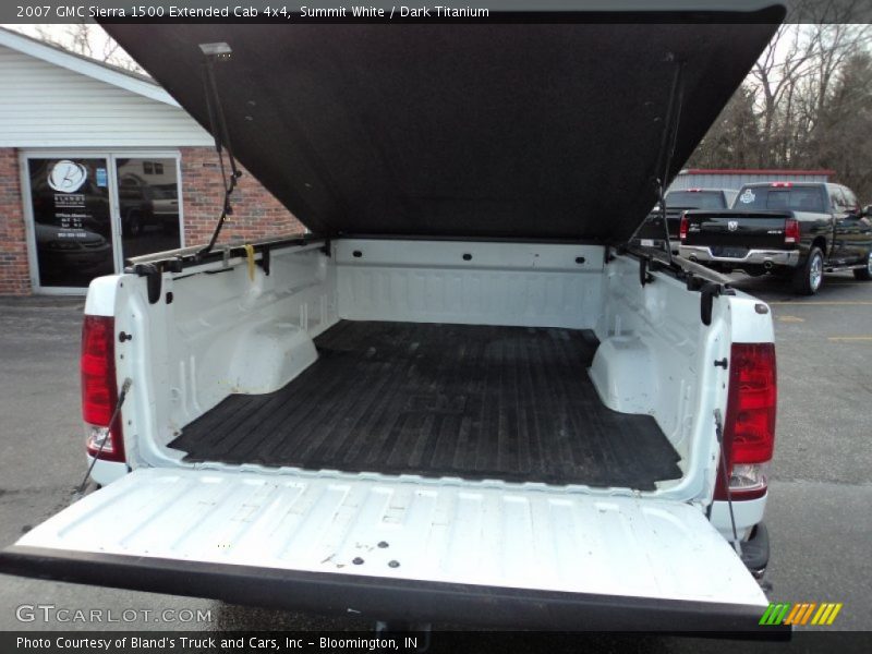 Summit White / Dark Titanium 2007 GMC Sierra 1500 Extended Cab 4x4