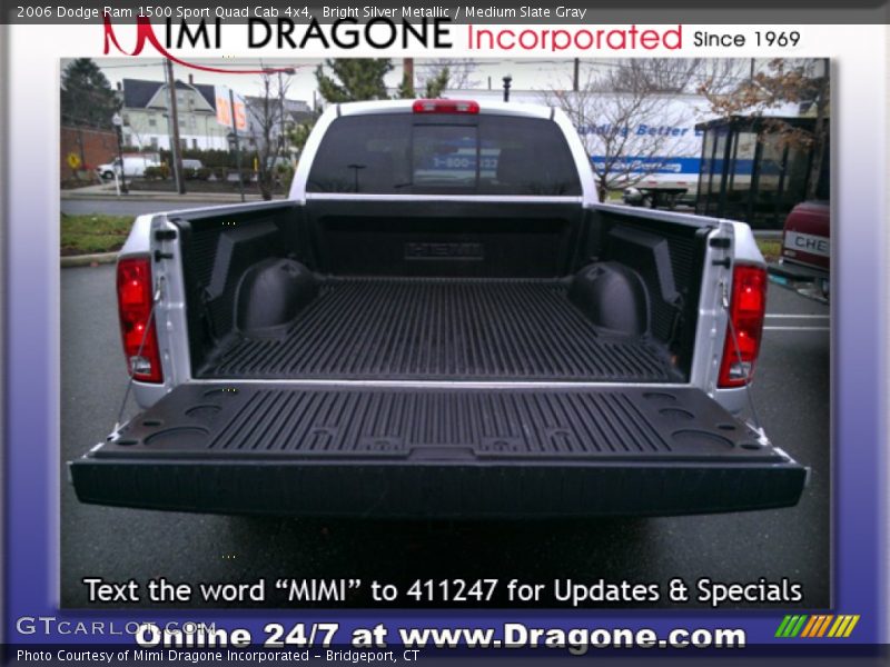 Bright Silver Metallic / Medium Slate Gray 2006 Dodge Ram 1500 Sport Quad Cab 4x4