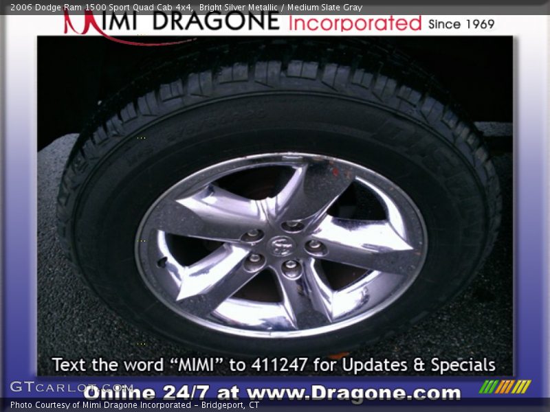 Bright Silver Metallic / Medium Slate Gray 2006 Dodge Ram 1500 Sport Quad Cab 4x4