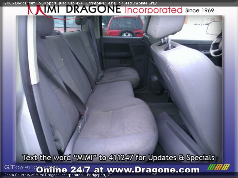 Bright Silver Metallic / Medium Slate Gray 2006 Dodge Ram 1500 Sport Quad Cab 4x4