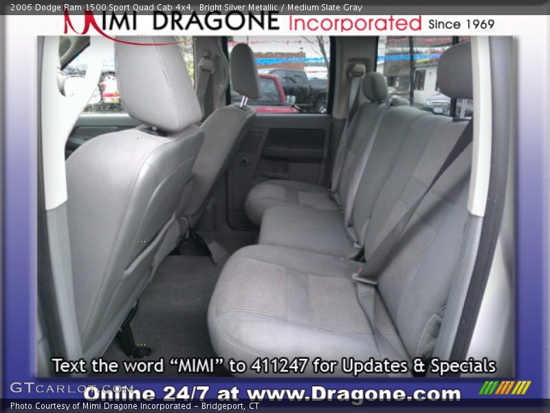 Bright Silver Metallic / Medium Slate Gray 2006 Dodge Ram 1500 Sport Quad Cab 4x4