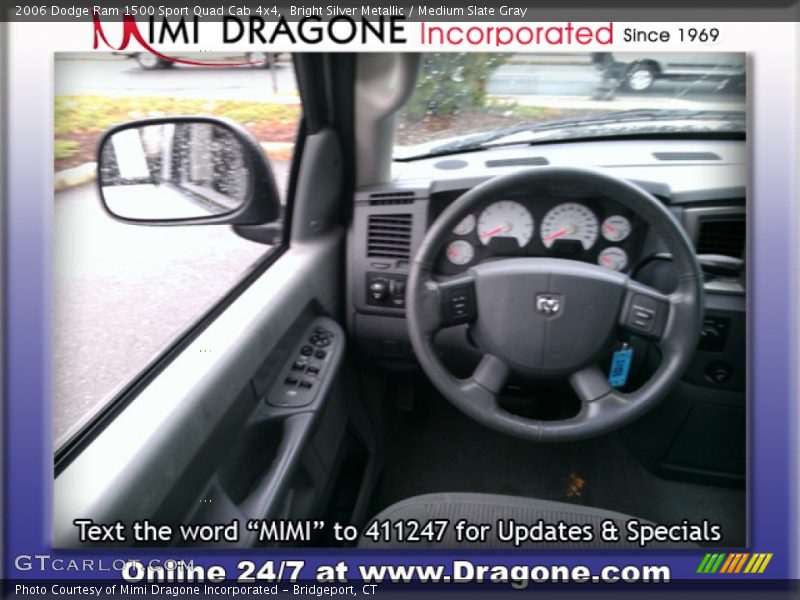 Bright Silver Metallic / Medium Slate Gray 2006 Dodge Ram 1500 Sport Quad Cab 4x4
