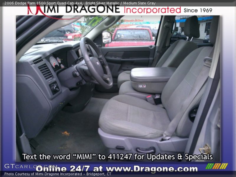 Bright Silver Metallic / Medium Slate Gray 2006 Dodge Ram 1500 Sport Quad Cab 4x4
