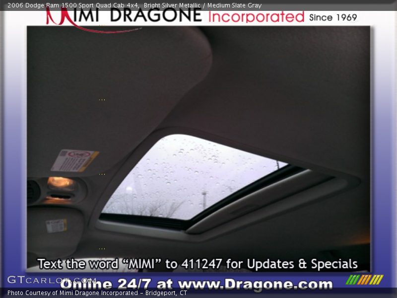 Bright Silver Metallic / Medium Slate Gray 2006 Dodge Ram 1500 Sport Quad Cab 4x4