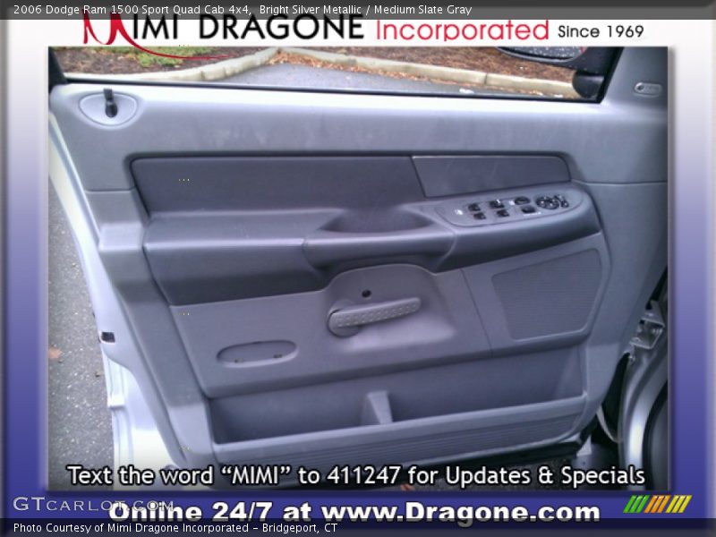 Bright Silver Metallic / Medium Slate Gray 2006 Dodge Ram 1500 Sport Quad Cab 4x4