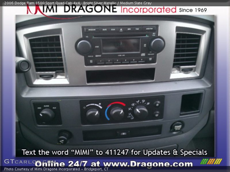 Bright Silver Metallic / Medium Slate Gray 2006 Dodge Ram 1500 Sport Quad Cab 4x4