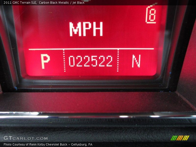 Carbon Black Metallic / Jet Black 2011 GMC Terrain SLE