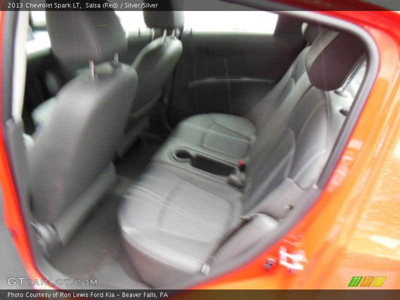 Salsa (Red) / Silver/Silver 2013 Chevrolet Spark LT