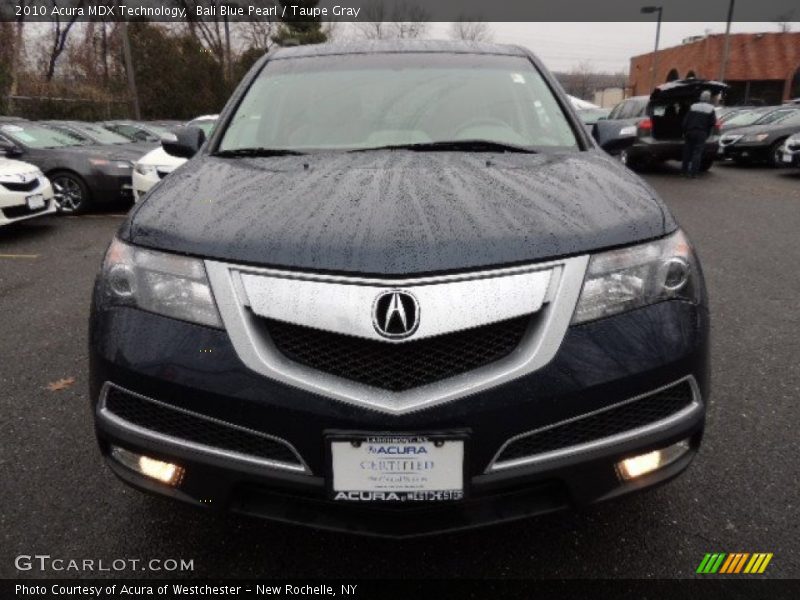 Bali Blue Pearl / Taupe Gray 2010 Acura MDX Technology