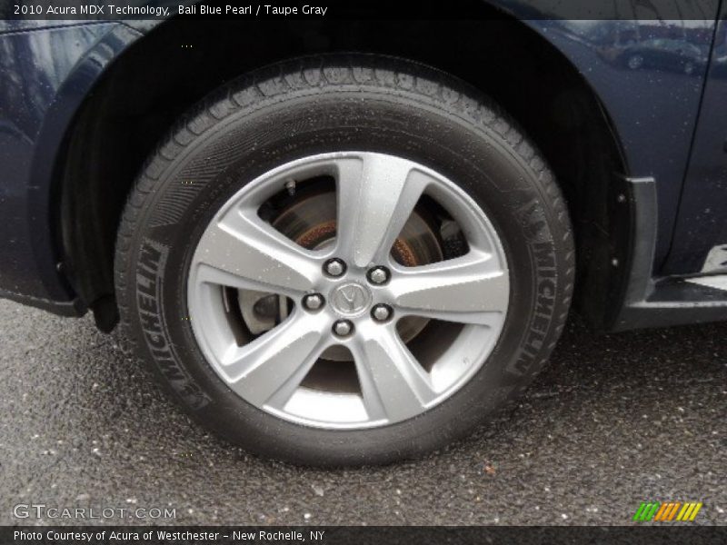 Bali Blue Pearl / Taupe Gray 2010 Acura MDX Technology