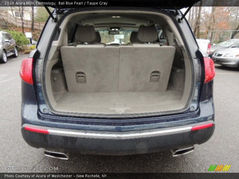 Bali Blue Pearl / Taupe Gray 2010 Acura MDX Technology