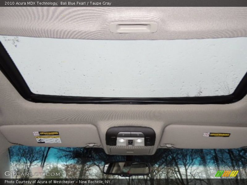 Bali Blue Pearl / Taupe Gray 2010 Acura MDX Technology