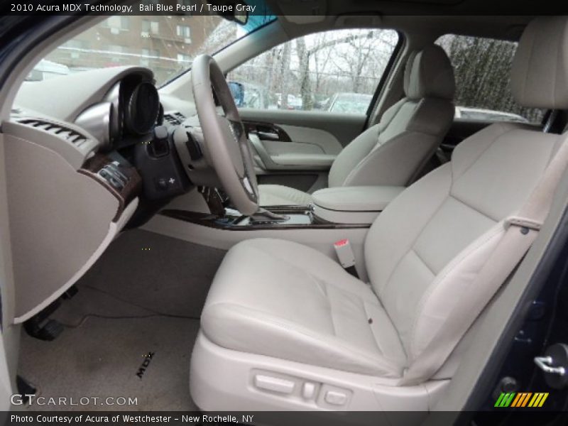 Bali Blue Pearl / Taupe Gray 2010 Acura MDX Technology