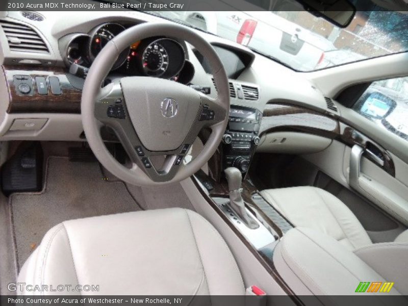 Bali Blue Pearl / Taupe Gray 2010 Acura MDX Technology