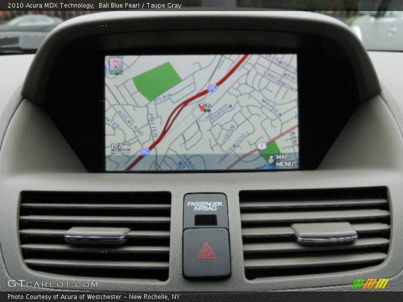 Bali Blue Pearl / Taupe Gray 2010 Acura MDX Technology