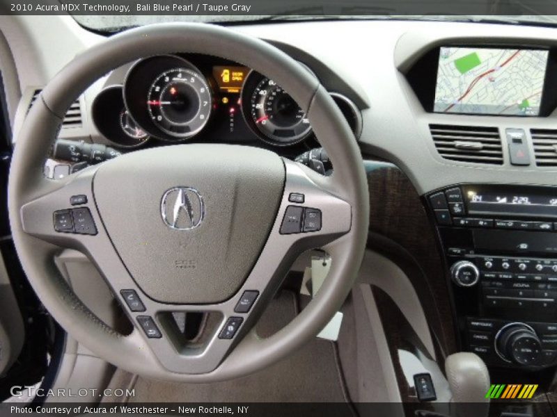 Bali Blue Pearl / Taupe Gray 2010 Acura MDX Technology