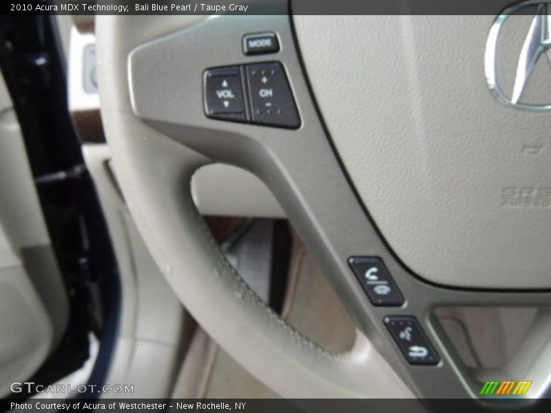 Bali Blue Pearl / Taupe Gray 2010 Acura MDX Technology
