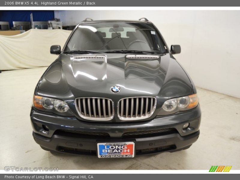 Highland Green Metallic / Black 2006 BMW X5 4.4i