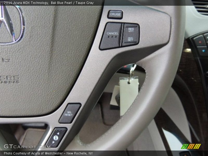 Bali Blue Pearl / Taupe Gray 2010 Acura MDX Technology