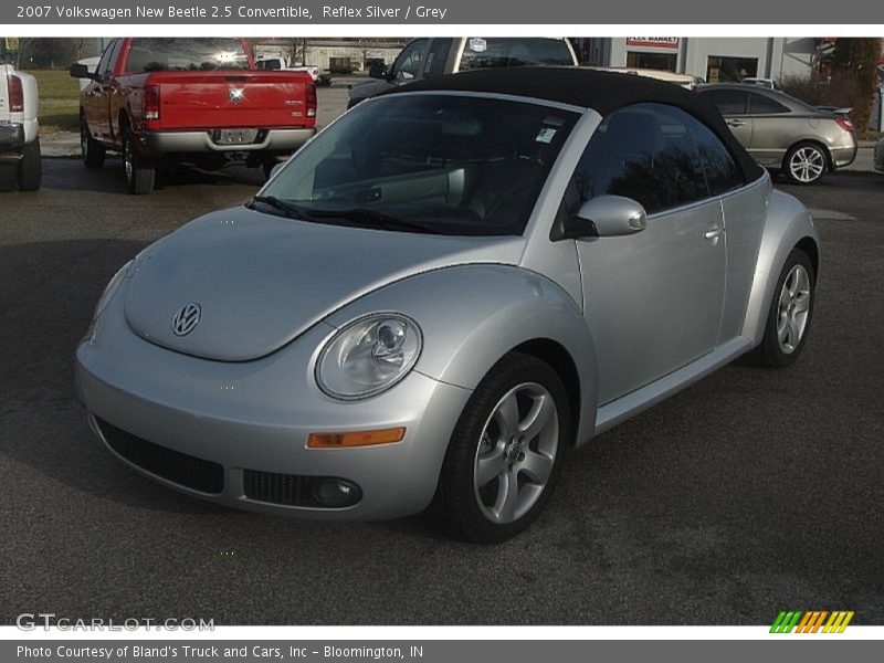 Reflex Silver / Grey 2007 Volkswagen New Beetle 2.5 Convertible