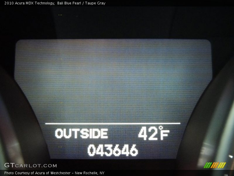 Bali Blue Pearl / Taupe Gray 2010 Acura MDX Technology