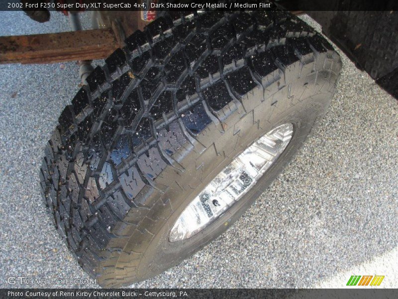 Dark Shadow Grey Metallic / Medium Flint 2002 Ford F250 Super Duty XLT SuperCab 4x4
