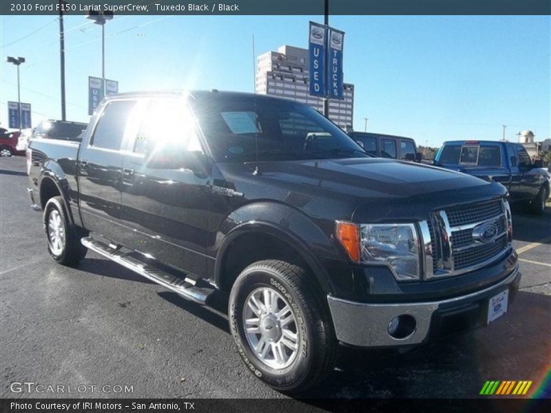 Tuxedo Black / Black 2010 Ford F150 Lariat SuperCrew