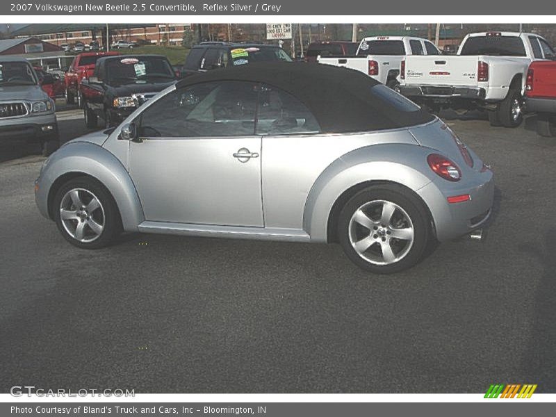 Reflex Silver / Grey 2007 Volkswagen New Beetle 2.5 Convertible